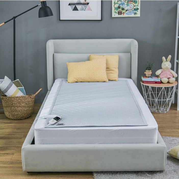 일월 에어로실버 카본매트 전기요 IWKM30S, 그레이, 싱글90 x 180 cm