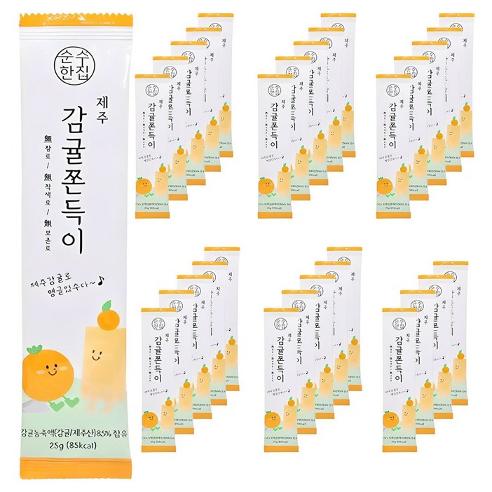 순수한집 제주 감귤 쫀득이, 25g, 30개