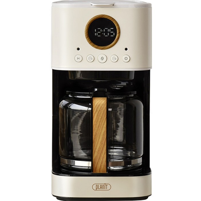 플랜잇 커피메이커 텐더 1.5L PCMNT11, 화이트PCMNT11W