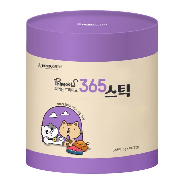 프리미요 고양이 짜먹는 365스틱 영양제