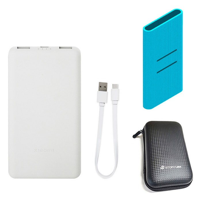 샤오미8세대 보조배터리 22.5W 10000mAh C타입  스토리링크 세트