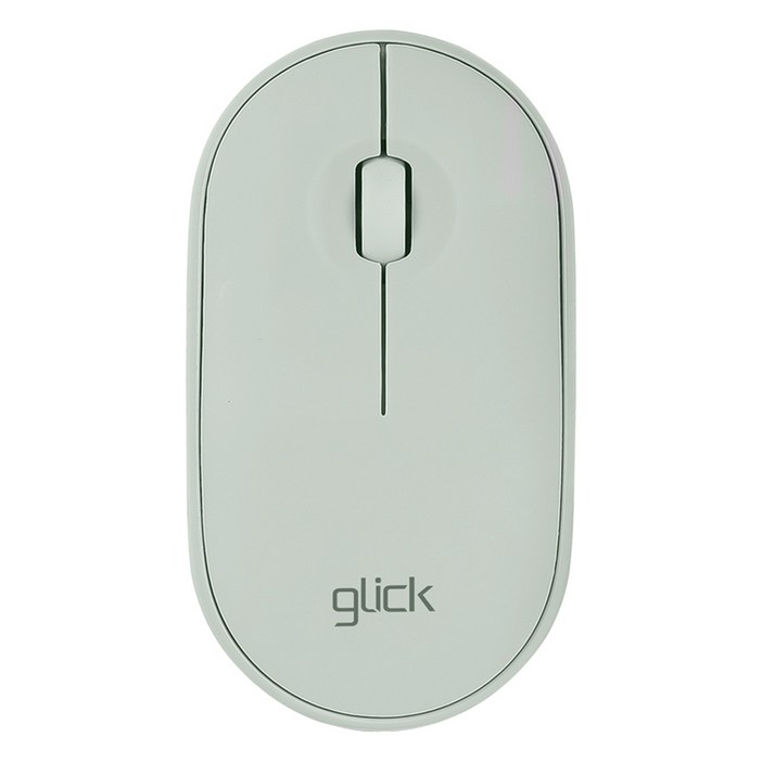 지클릭커 움직이는 마카롱 무소음 블루투스 무선 마우스, OP20, 그린