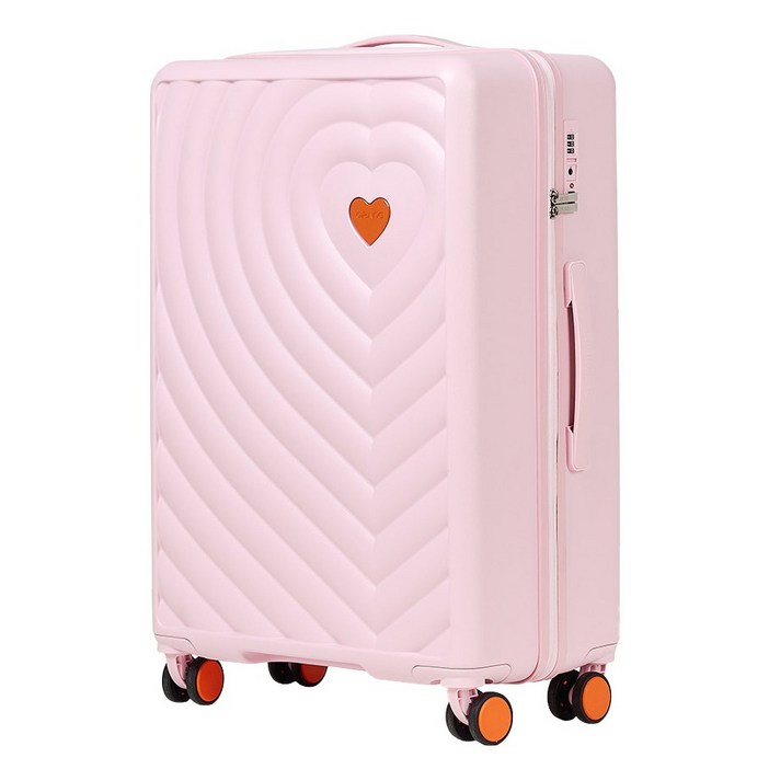 큐랑 하트시티 감성여행 레디백 기내용 캐리어 14인치