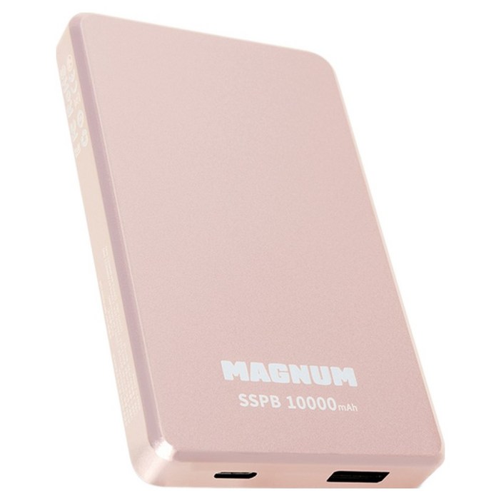 솔리딕스 Core 10 준고체 보조배터리 SSPB 10000mAh 멀티단자, 크롬핑크, MP-SSPB20W10K