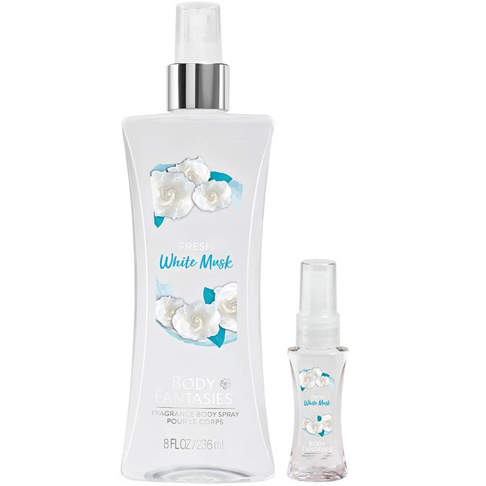 바디판타지 바디미스트 프레시 화이트 머스크 236ml  29ml, 1세트