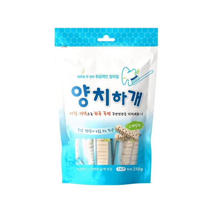 양치하개 강아지 덴탈껌 14p
