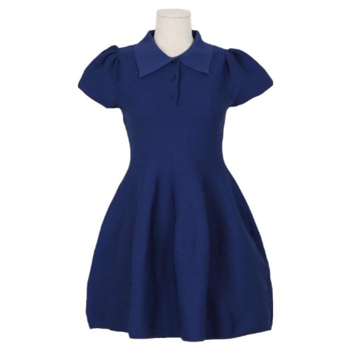 프롬미스 여성용 튤립 니트 미니원피스