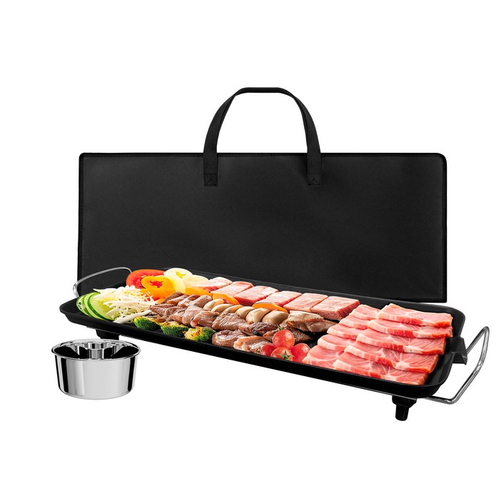 홈플래닛 와이드 전기그릴 특대형 2000W 고화력 5단조절