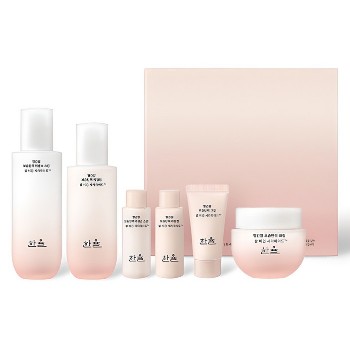 한율 빨간쌀 보습탄력 에센스 150ml  에멀젼 125ml  크림 55ml