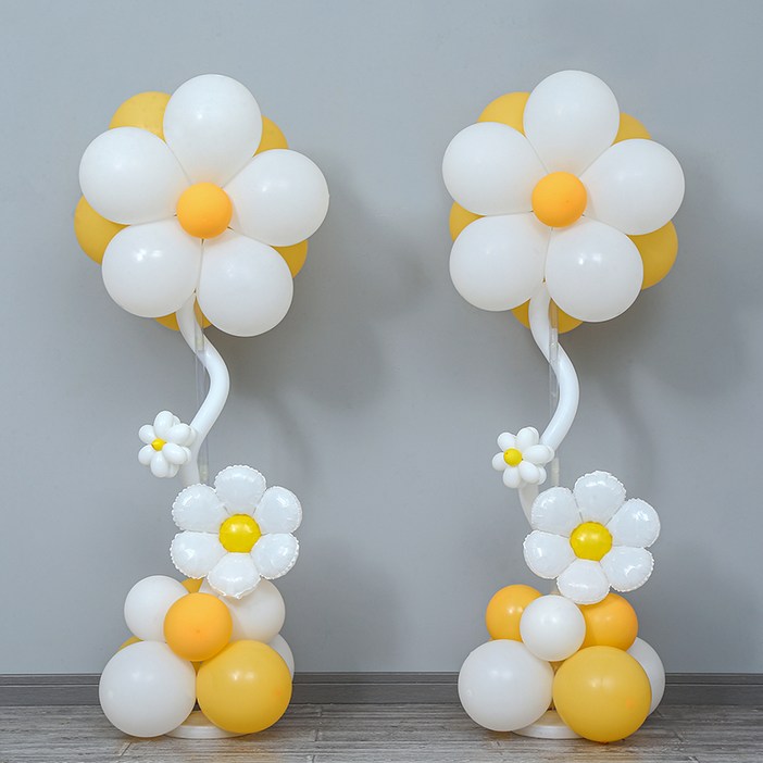 피앤비유니티 DIY 스마일 데이지 대형 왕관풍선 스탠드 모음