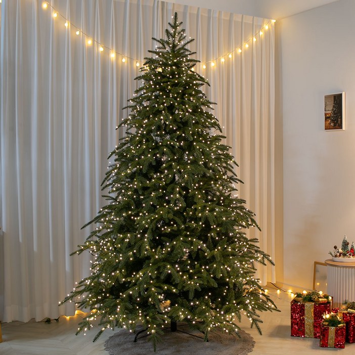 플라워트리 크리스마스 캐롤라이나 트리 내추럴 드롭형