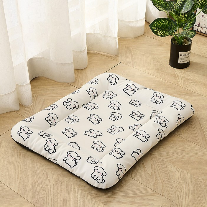 파스텔펫 반려동물 사계절 패턴 방석