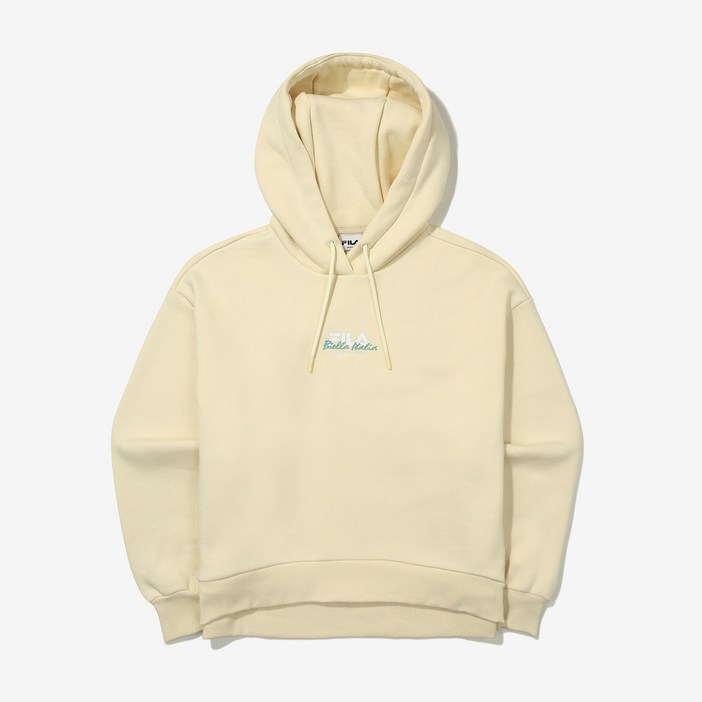 휠라 여성용 루즈핏 기모 후드티 FS2POE4152F