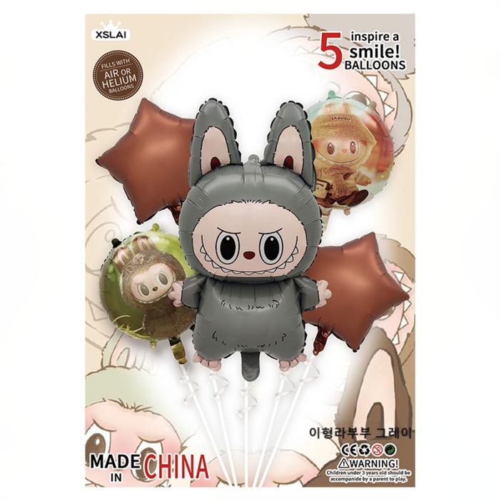 두근두근 라부부 생일 파티 이벤트 풍선 셋트