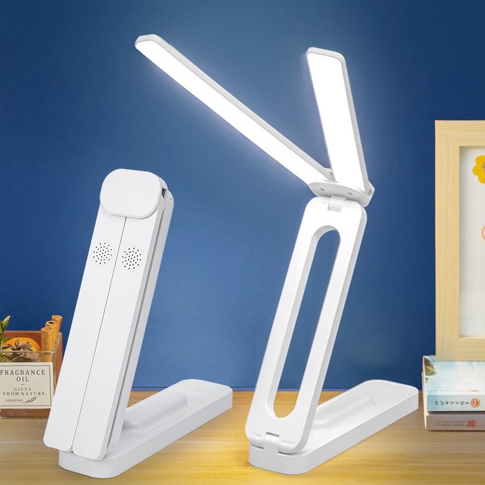 AURRA 휴대용 듀얼 LED 스탠드 조명 책상 스탠드 조명 시력보호 블루라이트 차단 와이드 조명 무단계 밝기조절 책상 사무실 학습용 사무용 독서용