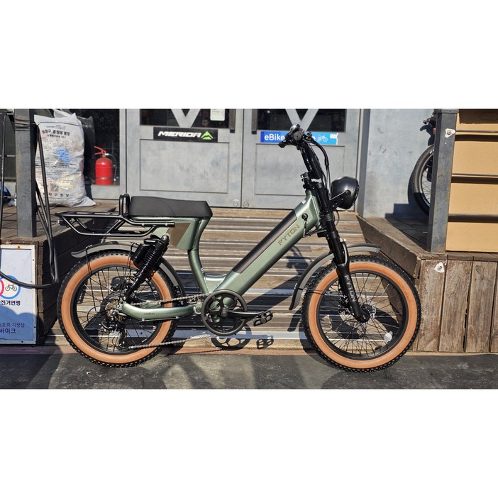 알톤 2025 전기자전거 파이톤20 48V 500W 모페드바이크 15Ah, 매트 모스, 50.8cm20인치 알톤 2025 전기자전거 파이톤20 48V 500W 모페드바이크 15Ah, 매트 모스, 50.8cm20인치