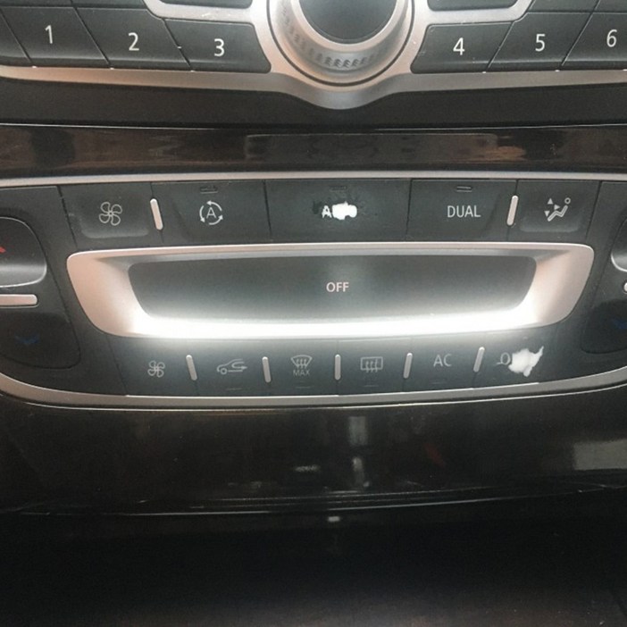 뉴sm5L43 뉴sm3L38 공조기 에어컨 버튼 까짐 해결 스티커 3장, 3개