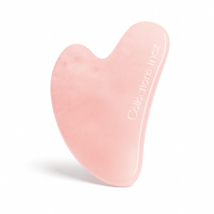 이네즈 로즈쿼츠 괄사 하트 얼굴 승모근 두피 림프 마사지 (알콜스왑 증정), 1개, 단일색상