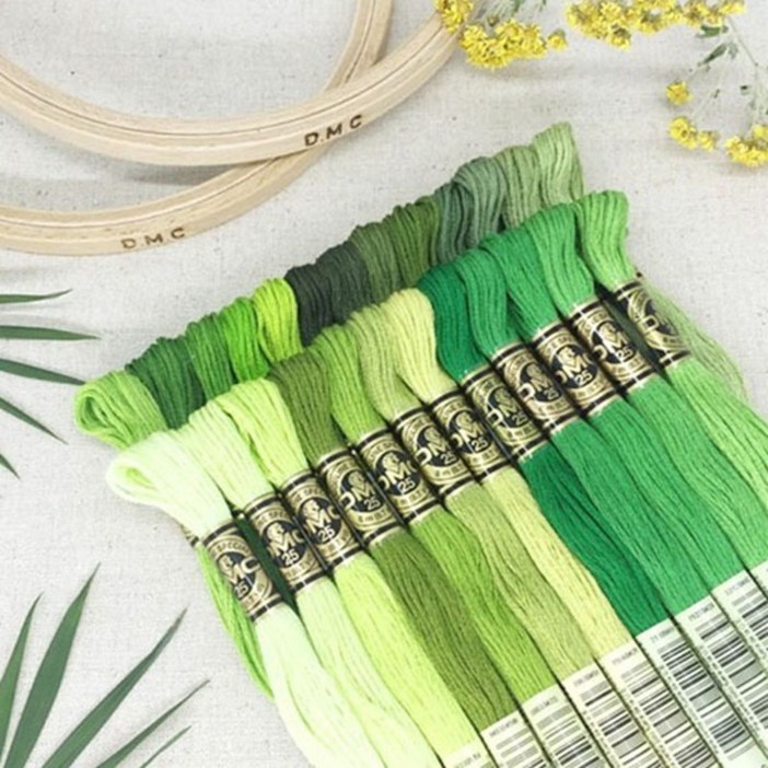 청라핸즈  DMC 자수실 25번 면사 25번사 16652