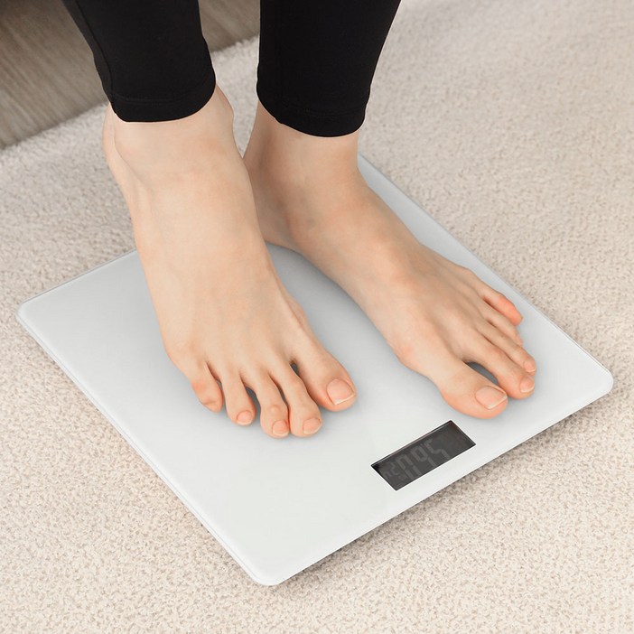 비스토어 스마트 디지털 체중계 미니 몸무게 전자 저울, 단일상품, 화이트 비스토어 스마트 디지털 체중계 미니 몸무게 전자 저울, 단일상품, 화이트