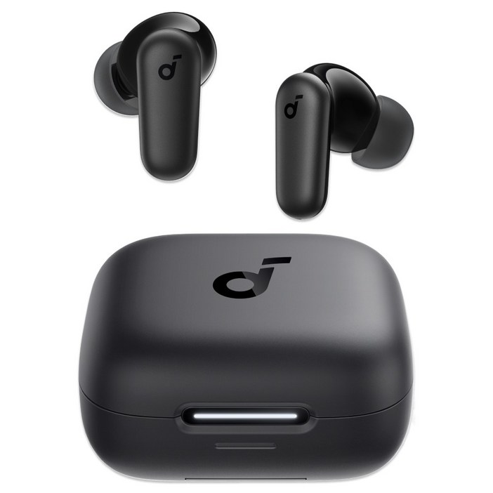 앤커 사운드코어 P30i 노이즈캔슬링 블루투스이어폰, 블랙, A3959