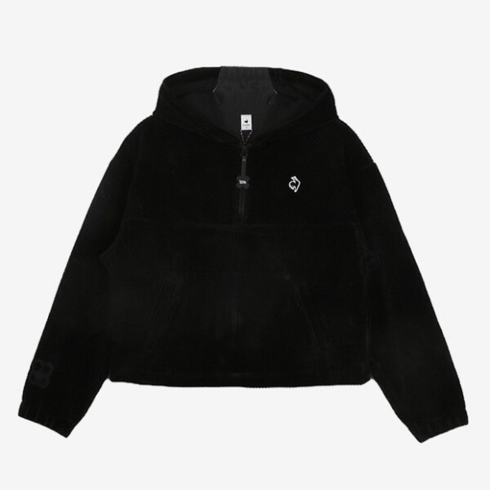 르꼬끄 후드티 UQC QO422OHDN1BLK 드롭드롭드롭X 코듀로이 후드 BLK