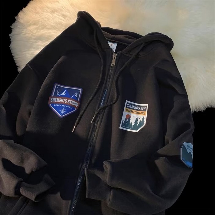 비나비 빅사이즈 봄가을 남성 약기모 후드티 4XL8XL