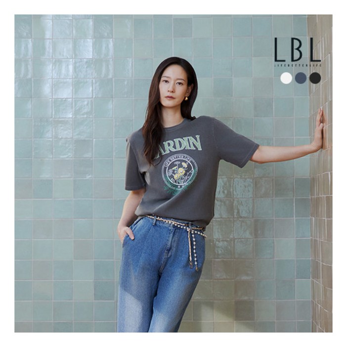 LBL  X NICE CLAUP 26SS 자르뎅 피그먼트 티셔츠 3종