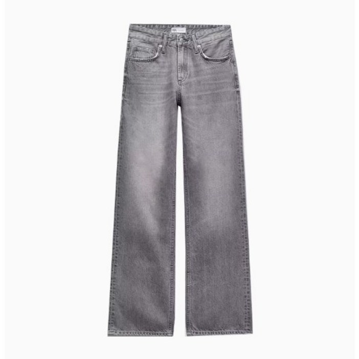20Y6194 ZARA 여자신상 여름 데님팬츠 캐주얼 와이드핏 바지 6688034
