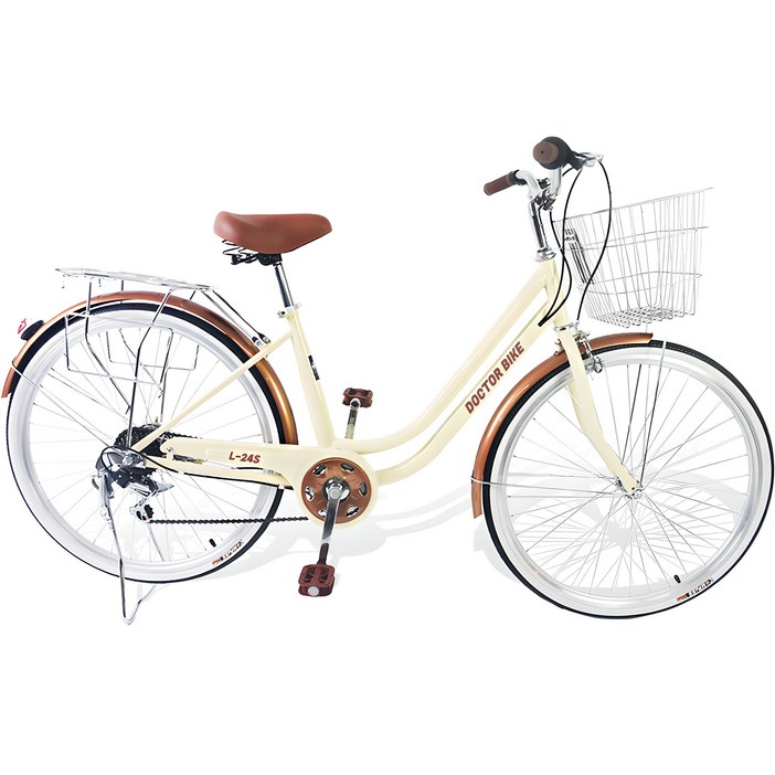 닥터바이크 2024년형 시마노 7단 스틸 프레임 생활용 자전거 60.96cm L24S