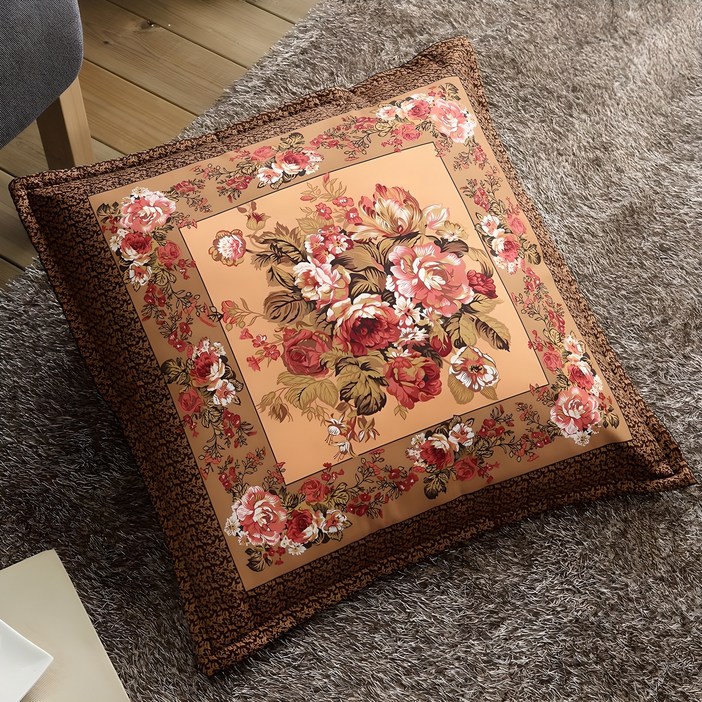 올뎃홈 플로라 방석  솜포함