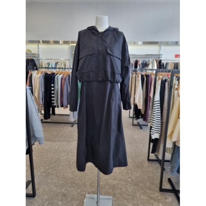 코데즈컴바인 레이어드퍼후드원피스 CJAOP50H1905280