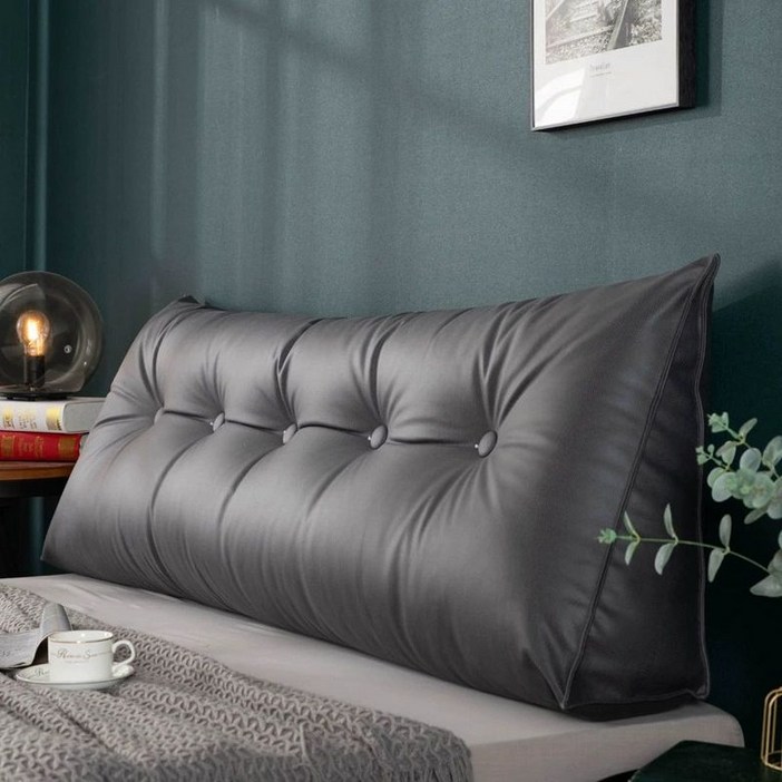 등쿠션 허리받침 침대 쇼파 대형 등받이쿠션 가죽