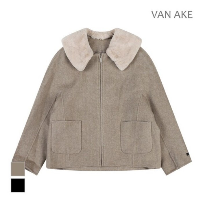 반에이크 퍼카라 헤링본 집업자켓VB2YJKU101D
