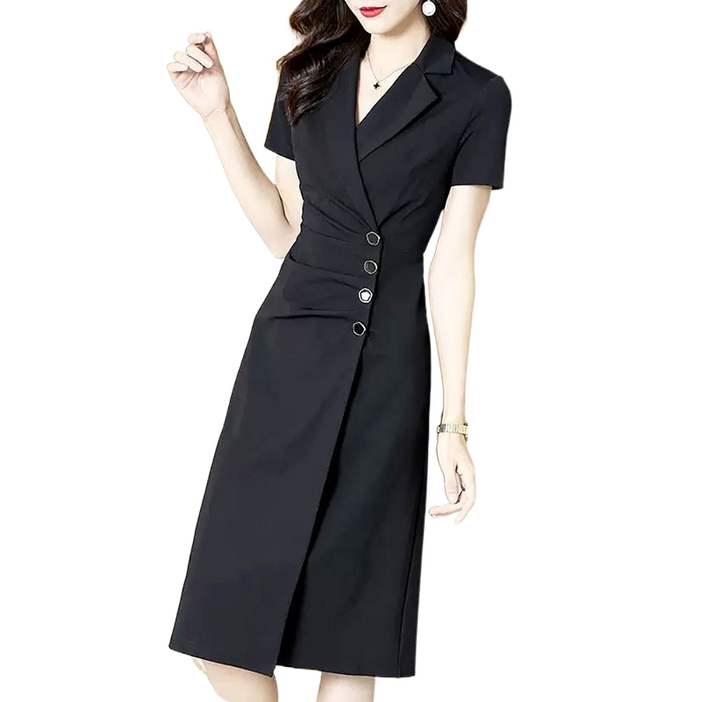 셀럽당 정장 원피스 여자 여름 분위기 반팔 오피스룩 스커트C01291