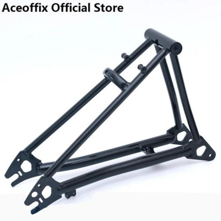 Aceoffix Brompton p 라인 프레임 후면 삼각형 프레임 프론트 포크 자전거 부품