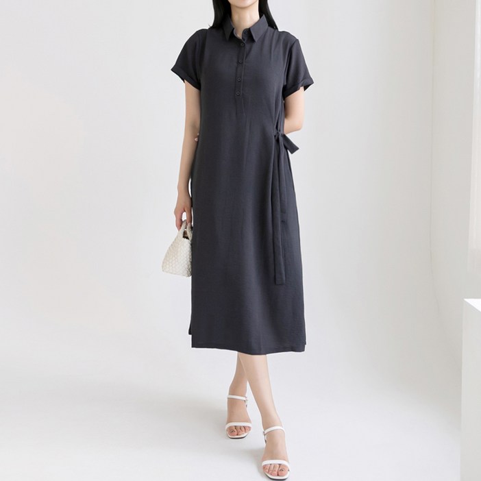 허블리 여성 여름 원피스 루즈핏 체형커버 냉감소재