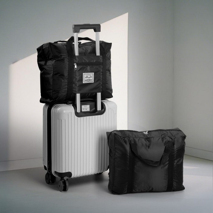 코지스 접이식 여행용 보스턴백 캐리어 결합 보조가방