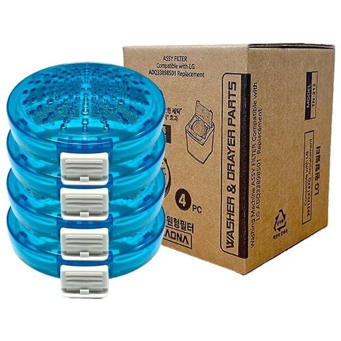 나오나 엘지 통돌이 세탁기 원형 필터 먼지망 호환