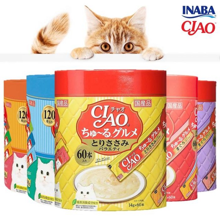 챠오츄르 고양이 구루메 버라이어티 간식 60p