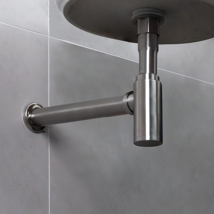 세면대 배수관 트랩 부속품 교체 화장실 욕실 세면기 주름관 파이프, 1개