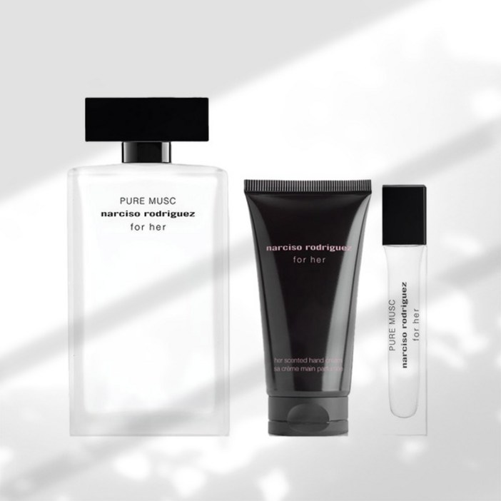 나르시소 로드리게즈 홀리데이 기프트세트 퓨어 머스크 100ml 핸드크림미니 증정