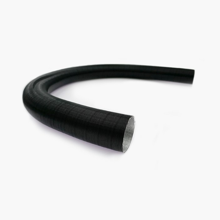 무시동히터 온풍관 42mm 60mm 76mm 90mm 1m, 1.5m, 2m, 10m 블랙브라운, 1개, 블랙