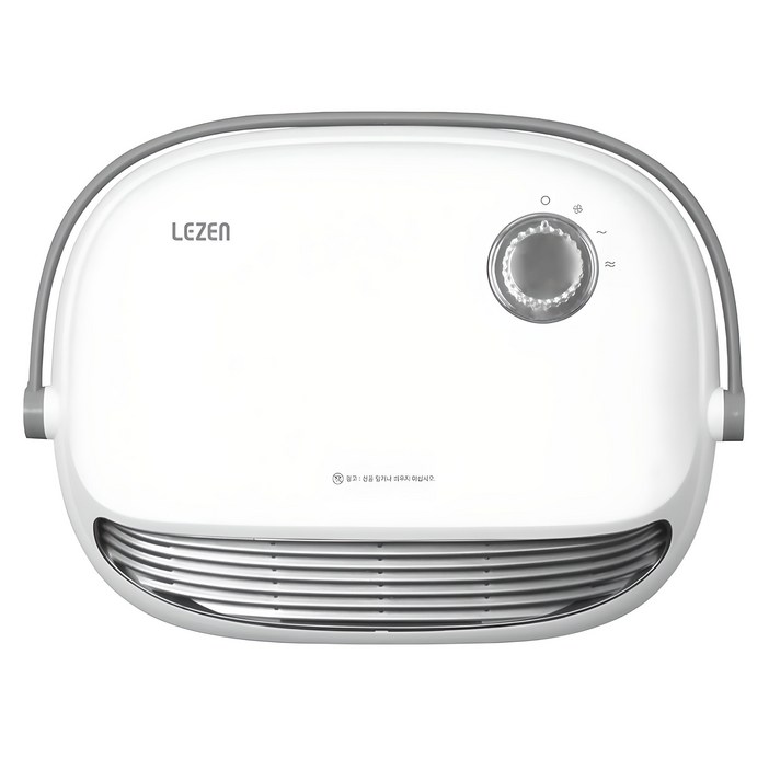 르젠 벽걸이 PTC 욕실 전기 온풍기, LZHB12SW, 화이트