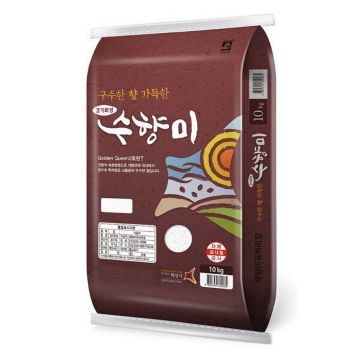 밥선생 수향미 10kg 골든퀸3호, 상등급, 1개, 10kg