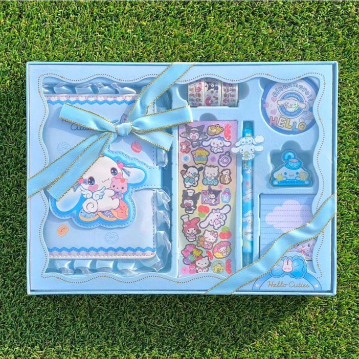 산리오 큐트내꾸야 다꾸 다이어리 선물세트, 1개, 시나모롤 하늘