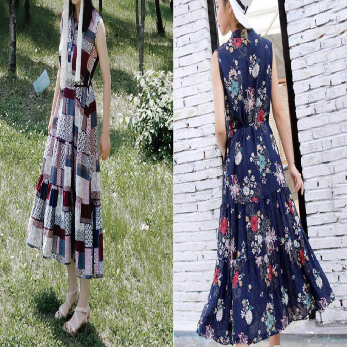 쉬폰 원피스 40대 여름 냉감 원피스 임산부 50대 중년여름 휴양지