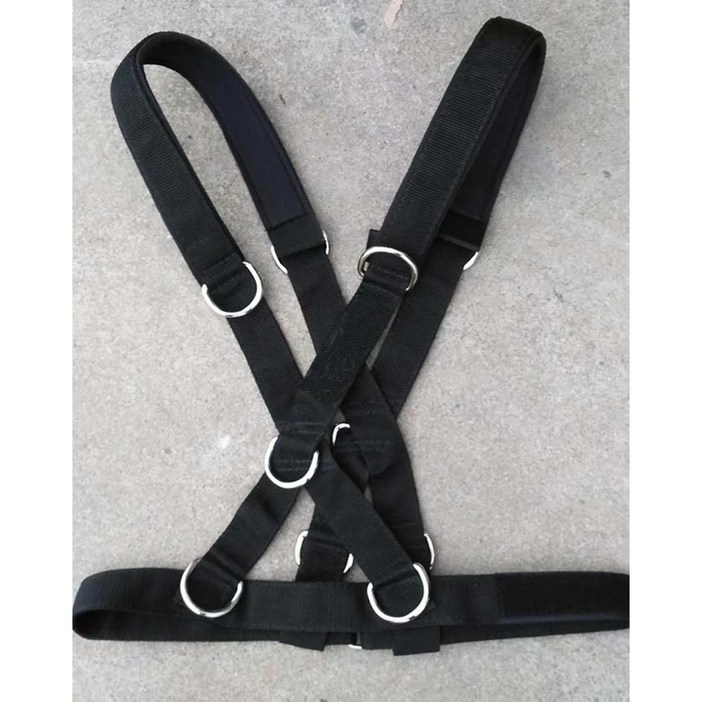 슬레드 하네스 단거리 선수 스피드 백 조끼 저항 밴드 타이어 견