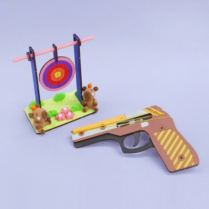 정인아트 탕탕 고무줄총 1개입  만들기 재료  부자재