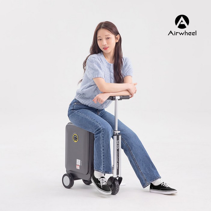 에어휠 국내공식수입원 전동캐리어 국내A/S (워런티카드) SE3SL 블랙,핑크,실버